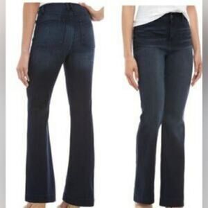 Kaari Blue Mid Rise Flare Jeans 6L
